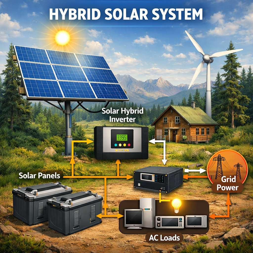 Hybrid Solar System